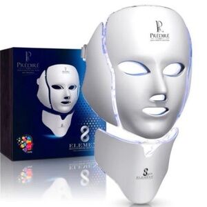 PREDIRE 8-Element LED Light Therapy Face Mask - White